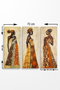 Wallity Cuadro Decorativo de MDF Multicolor (3 Piezas)